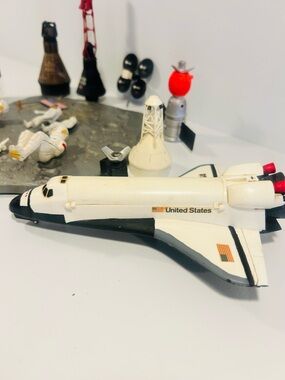 United States Space Shuttle Toy - White and Black Kids Toy Shuttle